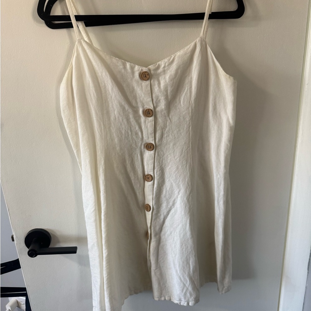Urban Outfitters Cream Button-Front Camisole